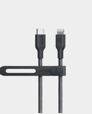 Anker 542 USB-C to Lightning Cable Bio-Based B2B | 3ft | A80B1H11- Black Anker 542 USB-C to Lightning Cable Bio-Based B2B | 3ft | A80B1H11- Black